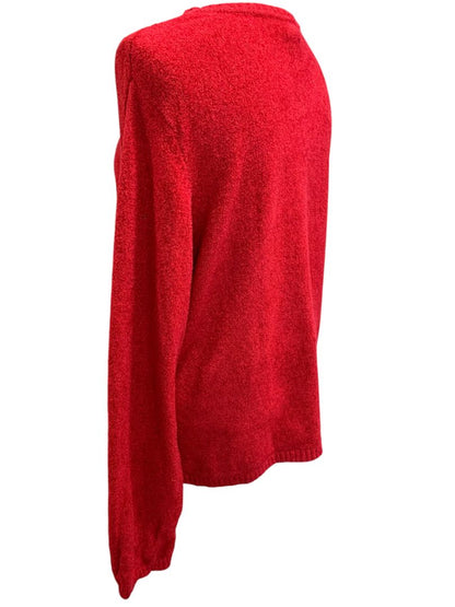 Size XL Talbots Womens Red Soft Pullover Crewneck Sweater