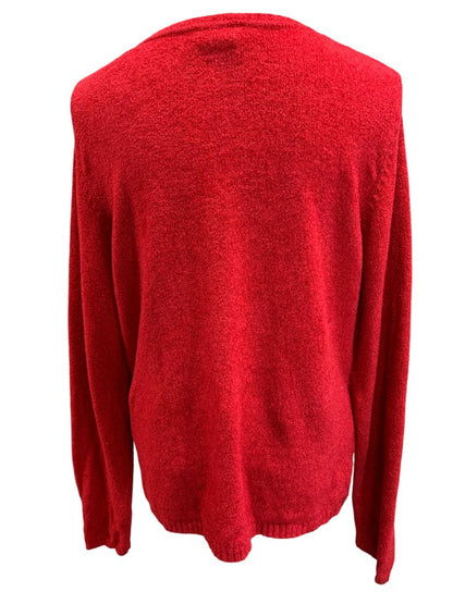 Size XL Talbots Womens Red Soft Pullover Crewneck Sweater