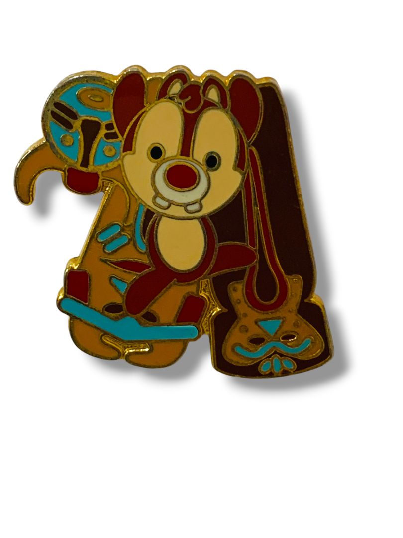 Disney Trading Pin Flexible Characters Dale at The Enchanted Tiki Room 1.25"