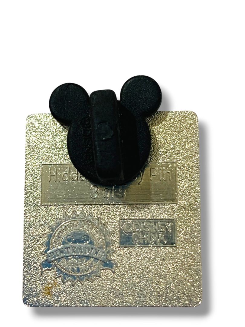 2010 Disney Trading Pin Hidden Mickey 3 of 5 Swan Hotel 1"
