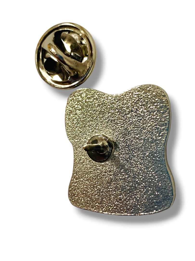 Lapel Pin Jelly Toast Purple Goldtone .7"