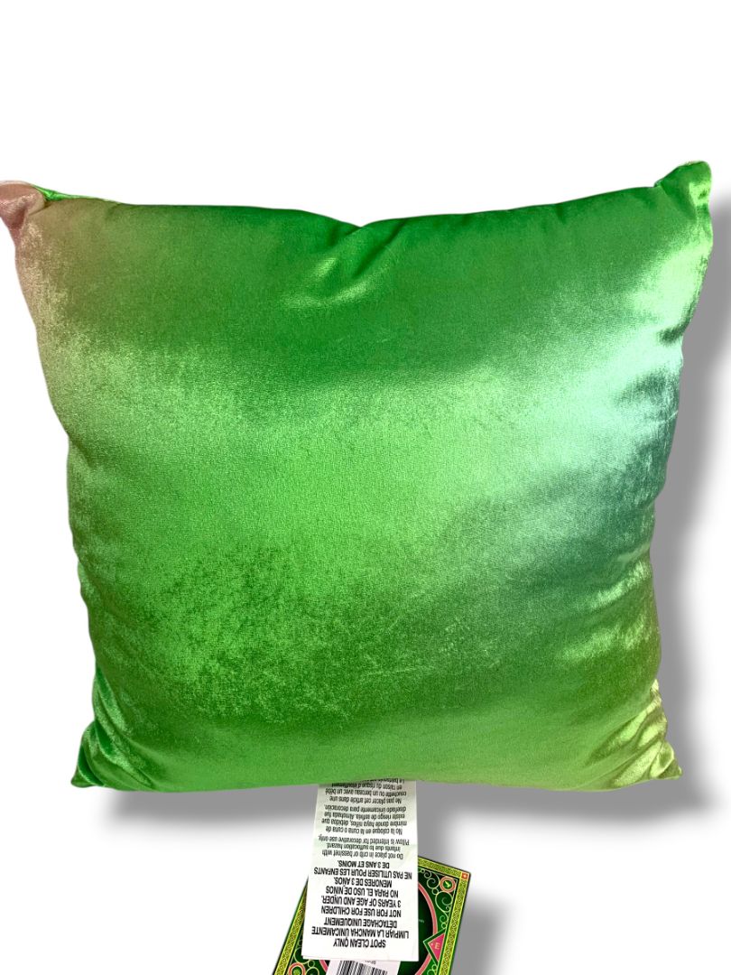 New Wicked Power Of Green Silhouette Decorative Throw Pillow Elphaba 17" Square