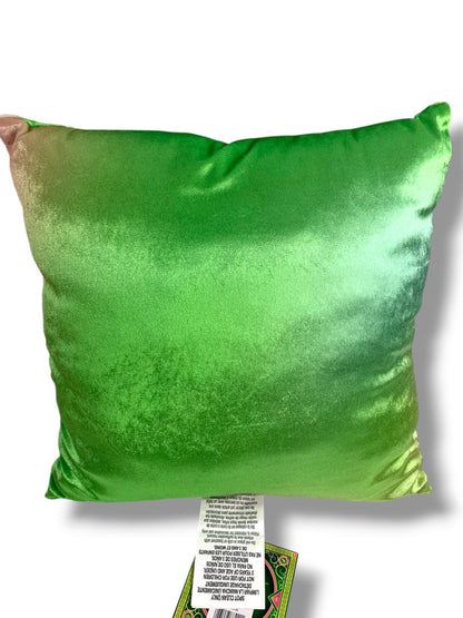New Wicked Power Of Green Silhouette Decorative Throw Pillow Elphaba 17" Square