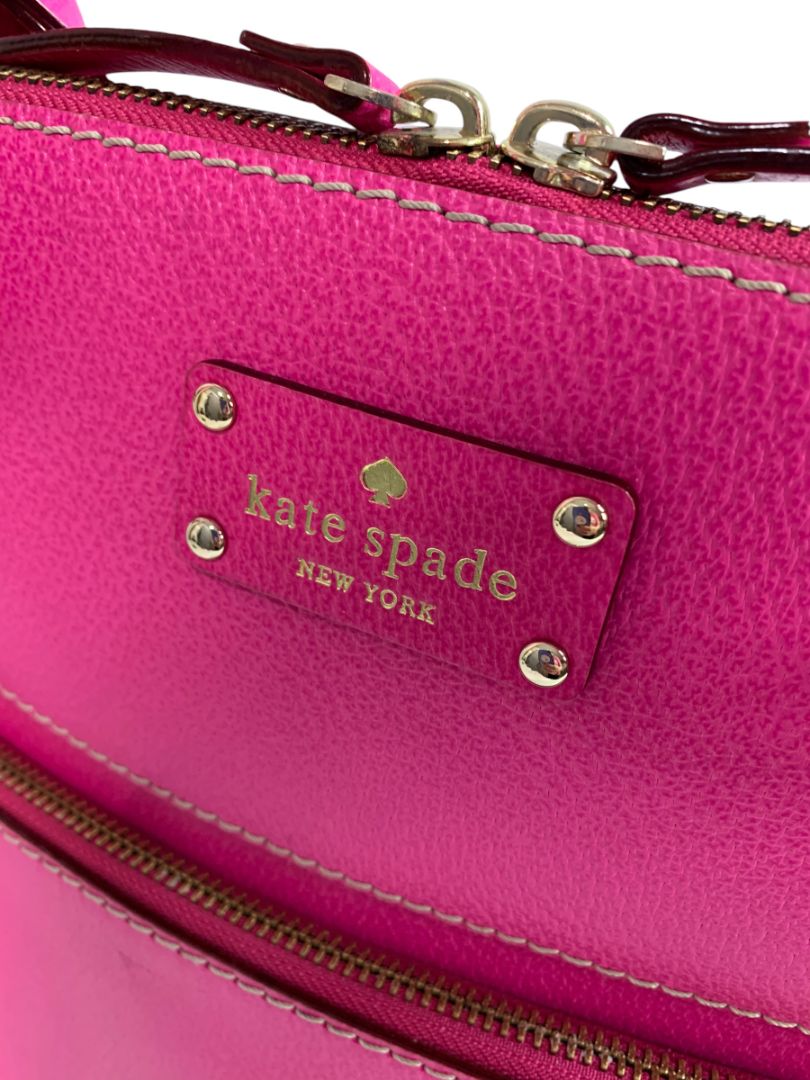 Kate Spade Maeda Wellesley Windsor Rolled Top Handle Satchel Hot Pink Excellent