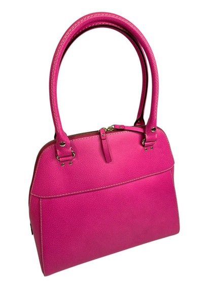 Kate Spade Maeda Wellesley Windsor Rolled Top Handle Satchel Hot Pink Excellent