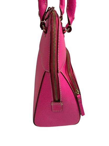 Kate Spade Maeda Wellesley Windsor Rolled Top Handle Satchel Hot Pink Excellent