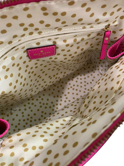 Kate Spade Maeda Wellesley Windsor Rolled Top Handle Satchel Hot Pink Excellent