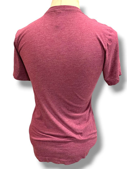 Size XS Womens Philadelphia Phillies Tshirt Heathered Burgundy