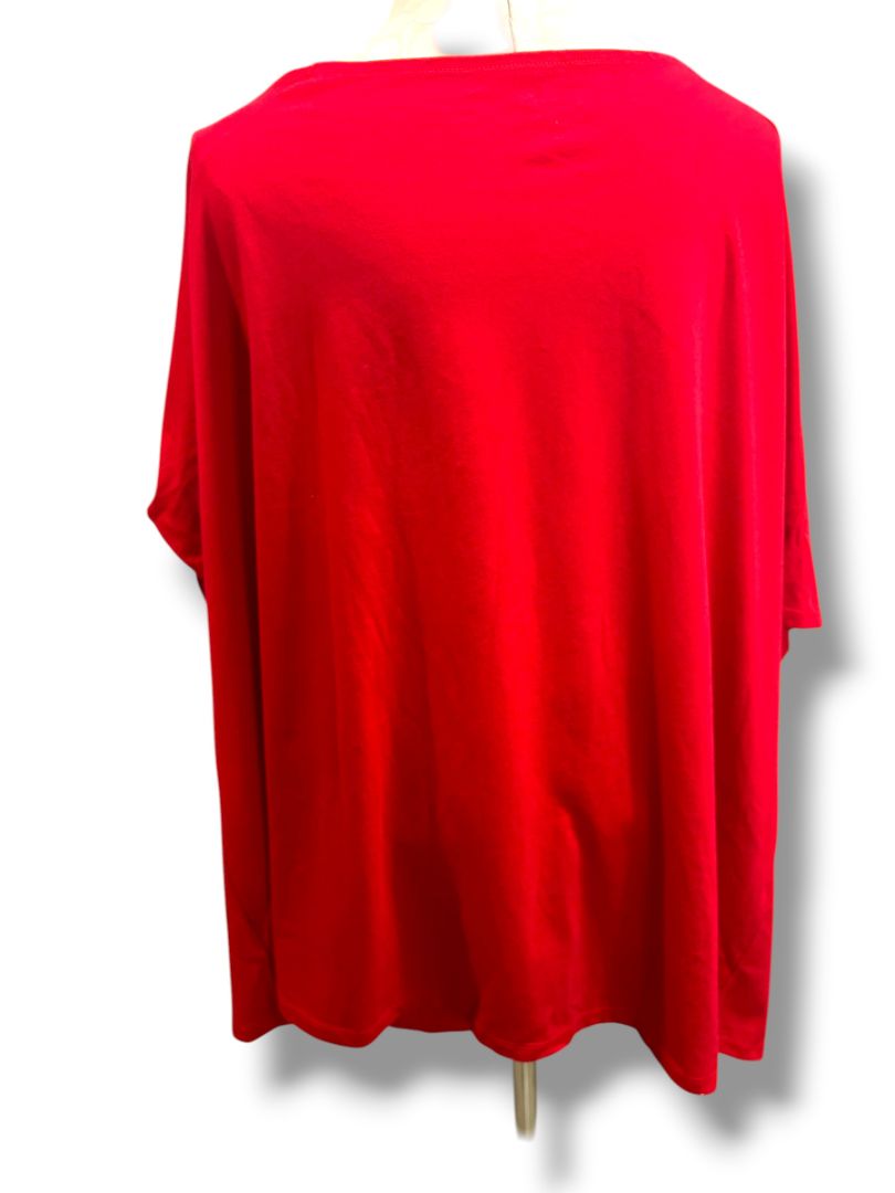 Size 5X New Era Womens Plus Size Red Tshirt Philadelphia Phillies