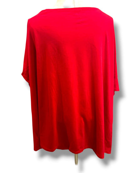Size 5X New Era Womens Plus Size Red Tshirt Philadelphia Phillies