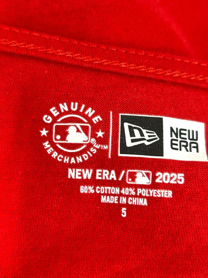 Size 5X New Era Womens Plus Size Red Tshirt Philadelphia Phillies