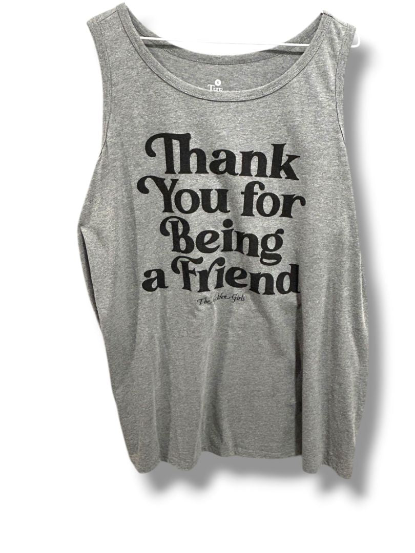 Size 5X The Golden Girls Womens Plus Size Tank Top Thank You for Being a Friend