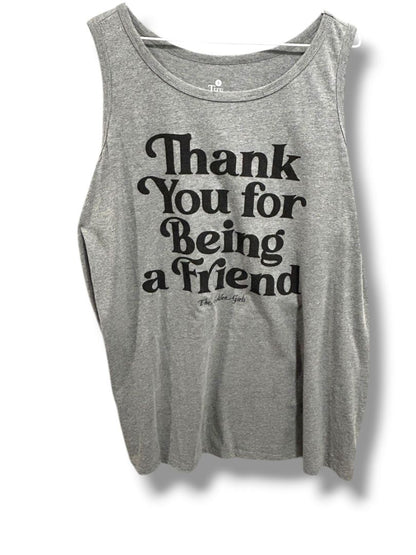 Size 5X The Golden Girls Womens Plus Size Tank Top Thank You for Being a Friend