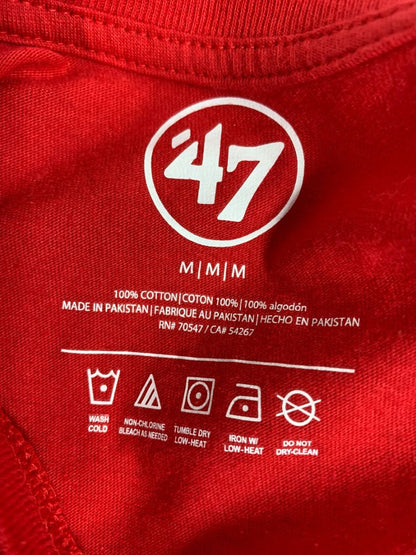 Medium '47 Mens Red Philadelphia 76ers Tshirt