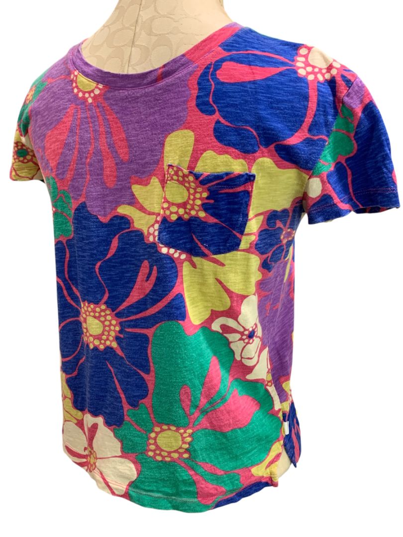 Size XXL Gap Kids Tropical Girls Retro Print Tshirt Short Sleeve Floral
