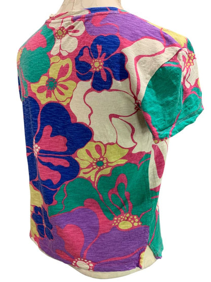 Size XXL Gap Kids Tropical Girls Retro Print Tshirt Short Sleeve Floral