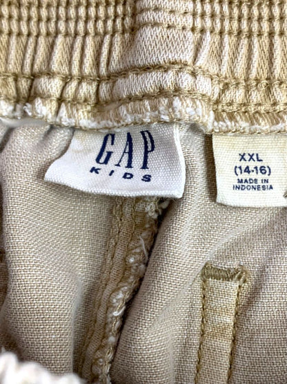 Size XXL Gap Kids Girls Pull On Tan Shorts Pockets Elastic Drawstring Waist