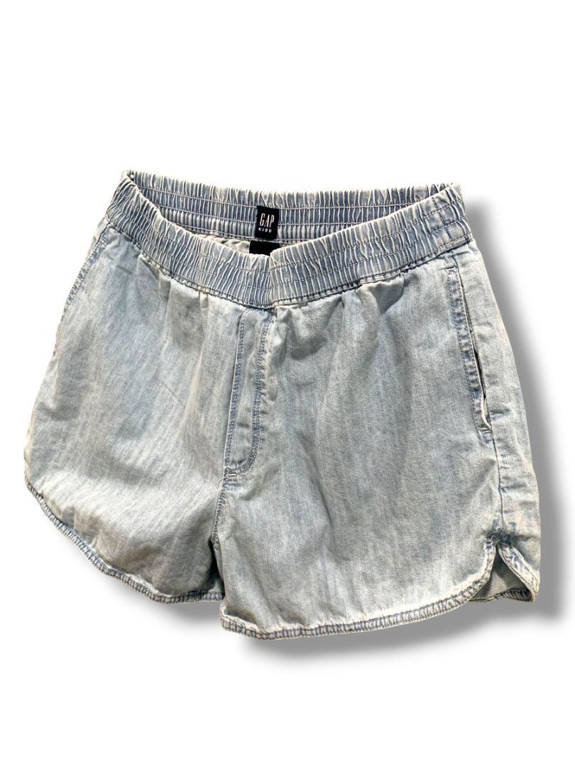 Size XXL Gap Kids Girls Pull On Jean Shorts Light Wash Denim