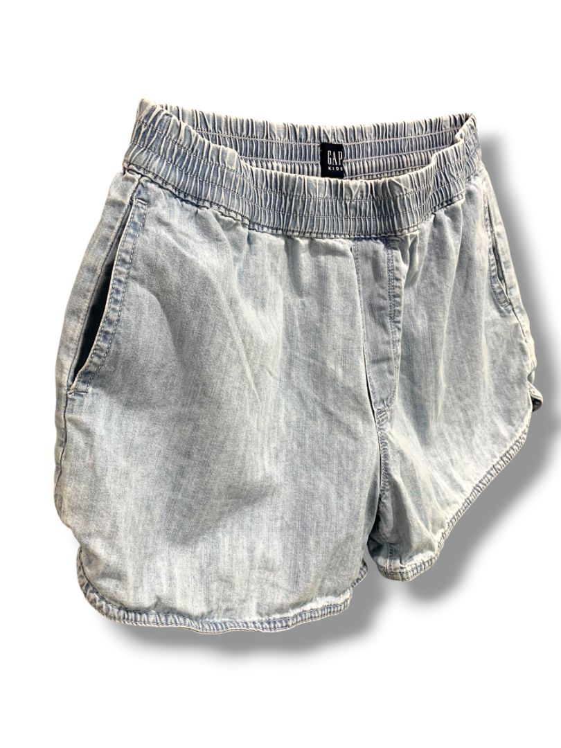 Size XXL Gap Kids Girls Pull On Jean Shorts Light Wash Denim