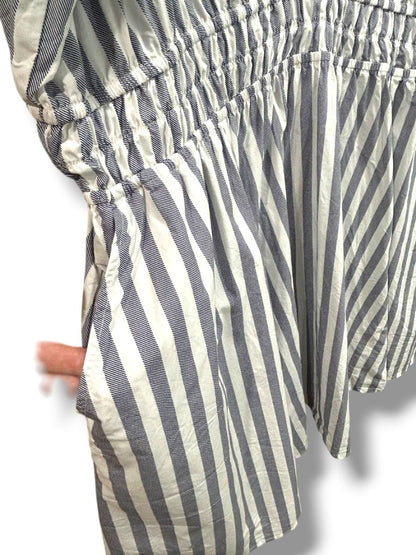 4X Torrid Womens Blue White Blue Stripe Summer Dress Plus Size Pockets