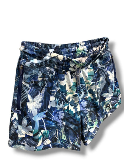 Size XXL (16) Athleta Girl Pull On Athletic Shorts Zip Pockets All Play 3" Short