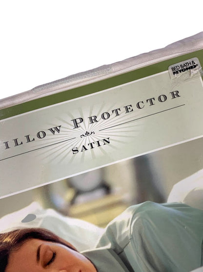 Satin Pillow Protector Standard Queen New Fits Pillow 20 x 28" Zippered