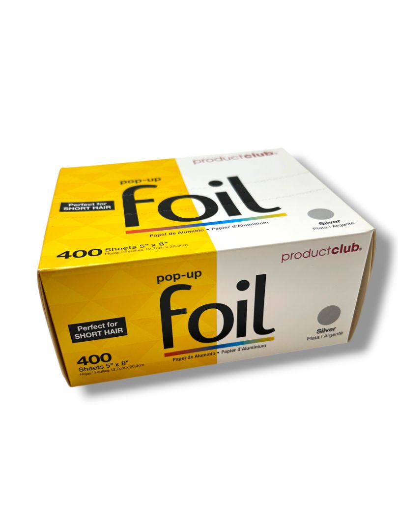 Product Club Pop-Up Foil 400 Count Box Silver 5" x 8" Salon New