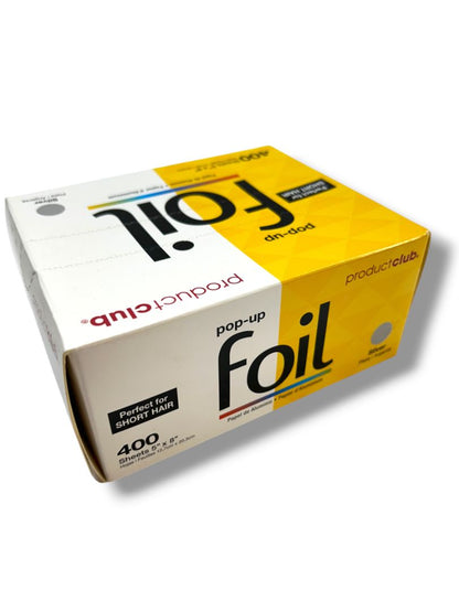 Product Club Pop-Up Foil 400 Count Box Silver 5" x 8" Salon New