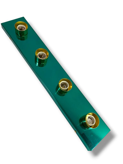 Hampton Bay Broadway Vanity Hardwired Wall Mount 5 Light Fixture Teal