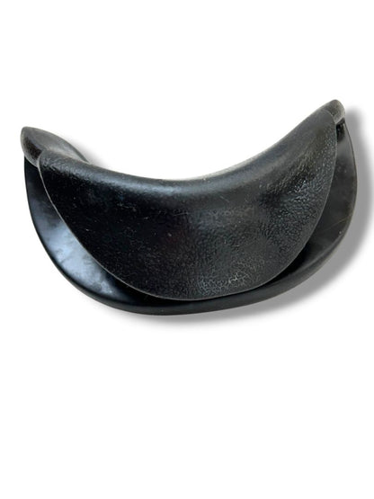 Salon Shampoo Bowl Neck Rest Black Rubbery Crescent Shape
