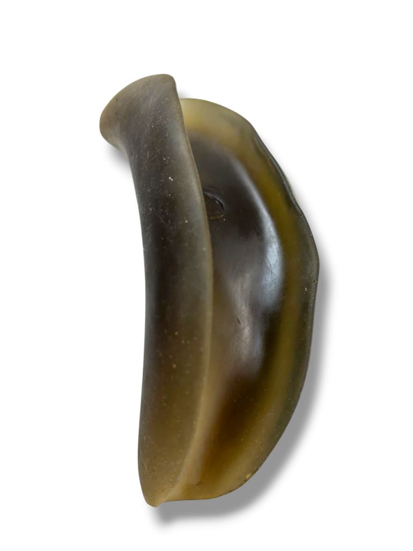 Salon Shampoo Bowl Neck Rest Brown Rubbery Crescent Shape