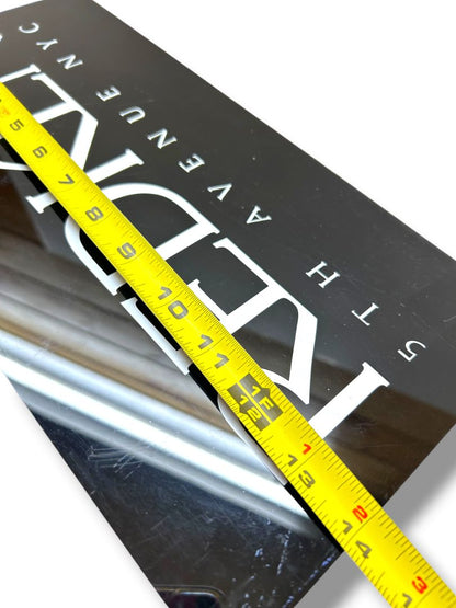 Redken 5th Avenue NYC Black Dimensional Acrylic Wall Sign 20"l