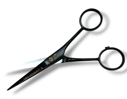 1980s Joewell Tokosha Cobalt 5 Hair Cutting Shears 310760 with Box and Case