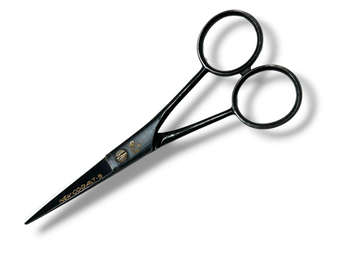 1980s Joewell Tokosha Cobalt 5 Hair Cutting Shears 310760 with Box and Case
