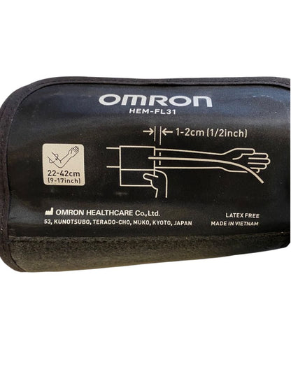 Omron Blood Pressure Monitor and Upper Arm Cuff Model BP785N