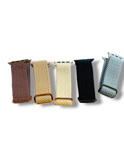 Braided Stretchy Watch Bands Compatible Apple Women Men Set of 5 New