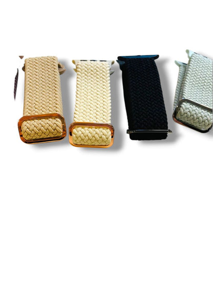 Braided Stretchy Watch Bands Compatible Apple Women Men Set of 5 New