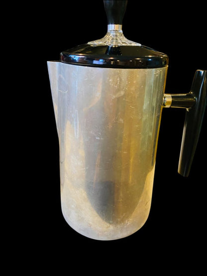 Vintage Wear-Ever Aluminum Coffee Percolator Stovetop Pot Mid Century Modern USA