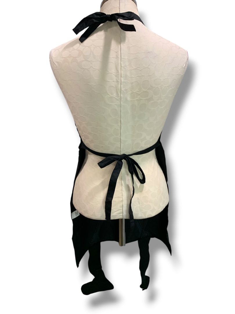 Ganz Skeleton Bib Apron Halloween Dangling Legs