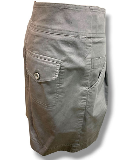 Size 8 Marc by Marc Jacobs Gray Skirt Pockets D Ring Buckle Detail