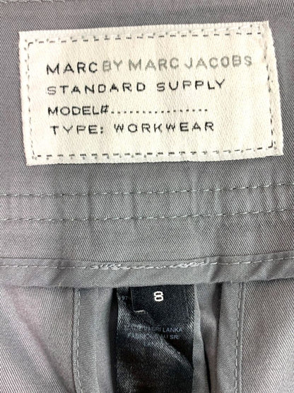 Size 8 Marc by Marc Jacobs Gray Skirt Pockets D Ring Buckle Detail