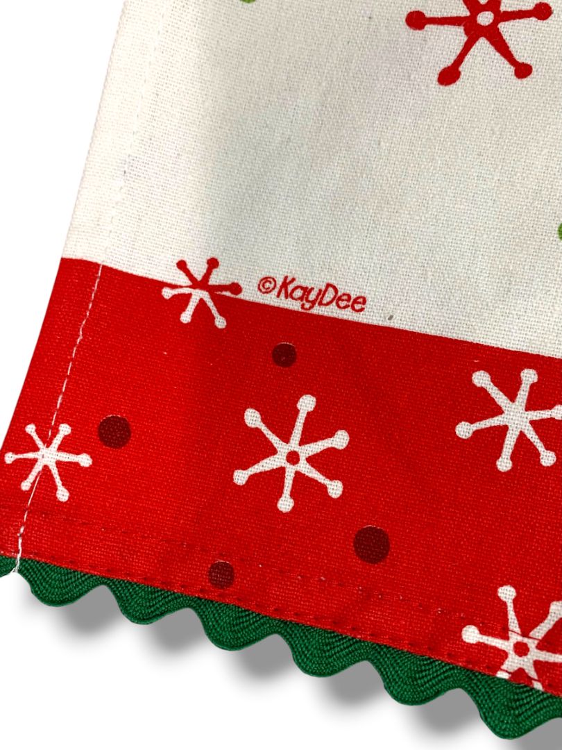 Kay Dee Designs Tea Towel Holiday Gingerbread Recipe Snowflakes 18" x 28"