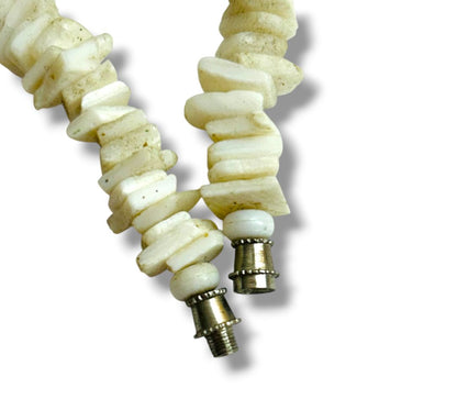 Vintage Puka Shell Necklace 16" Barrel Clasp