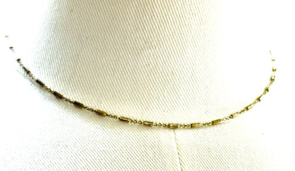 Vintage Sterling Silver 925 Delicate Chain Necklace Marked Italy 15.5"