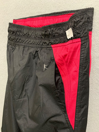 Size 2X Danskin Now Womens Black Hot Pink Track Pants Pull On Pockets