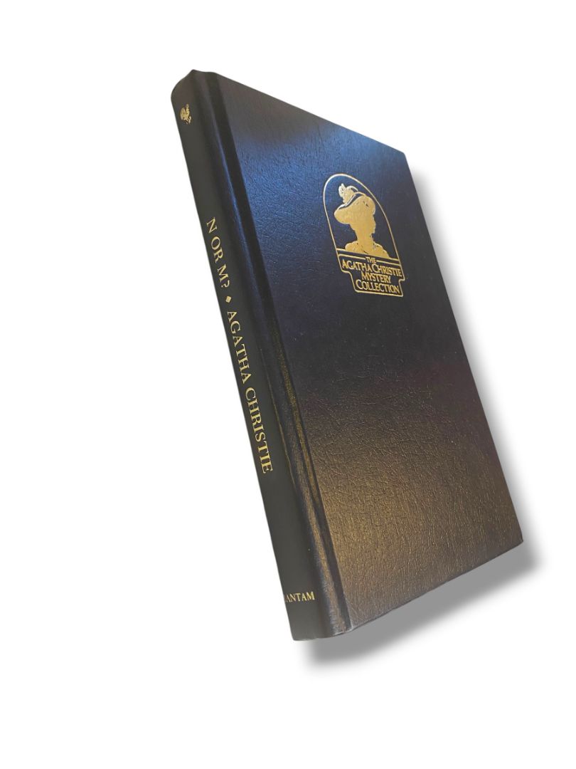Agatha Christie Mystery Collection Bantam Leatherette Hardcover Book N or M? 1980s