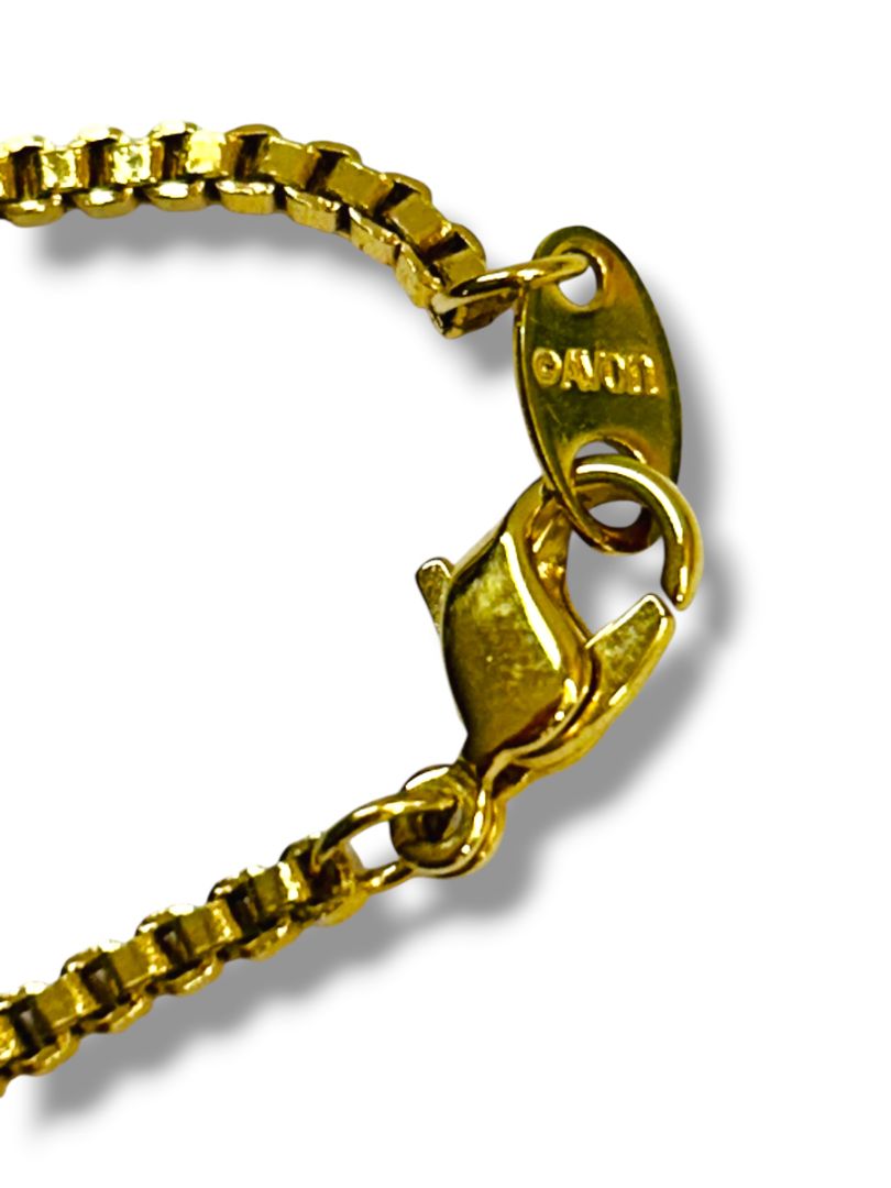 Vintage Avon Box Chain Bracelet 9" Lobster Clasp