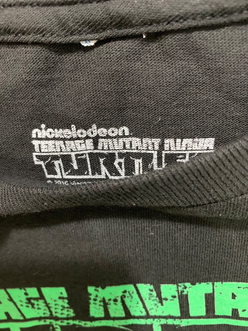 Size XL Nickelodeon Teenage Mutant Ninja Turtles Boys Black Graphic Tshirt TMNT