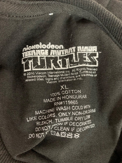 Size XL Nickelodeon Teenage Mutant Ninja Turtles Boys Black Graphic Tshirt TMNT