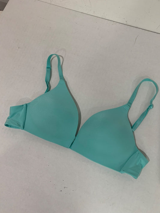 Size 32B Victorias Secret No Wire Padded Bra Turquoise 301420-X12